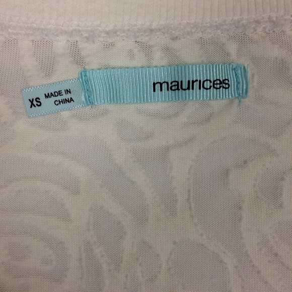 Maurices Burnout Roses Top - Picture 5 of 5